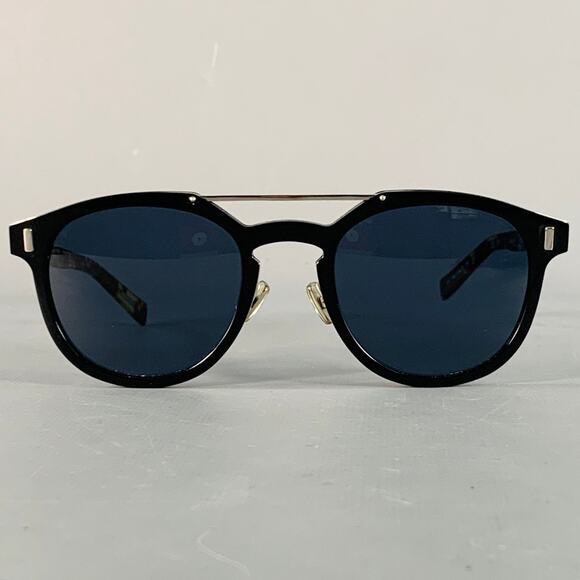 DIOR HOMME Black Tortoiseshell Acetate Aviator Sunglasses - Picture 1 of 8